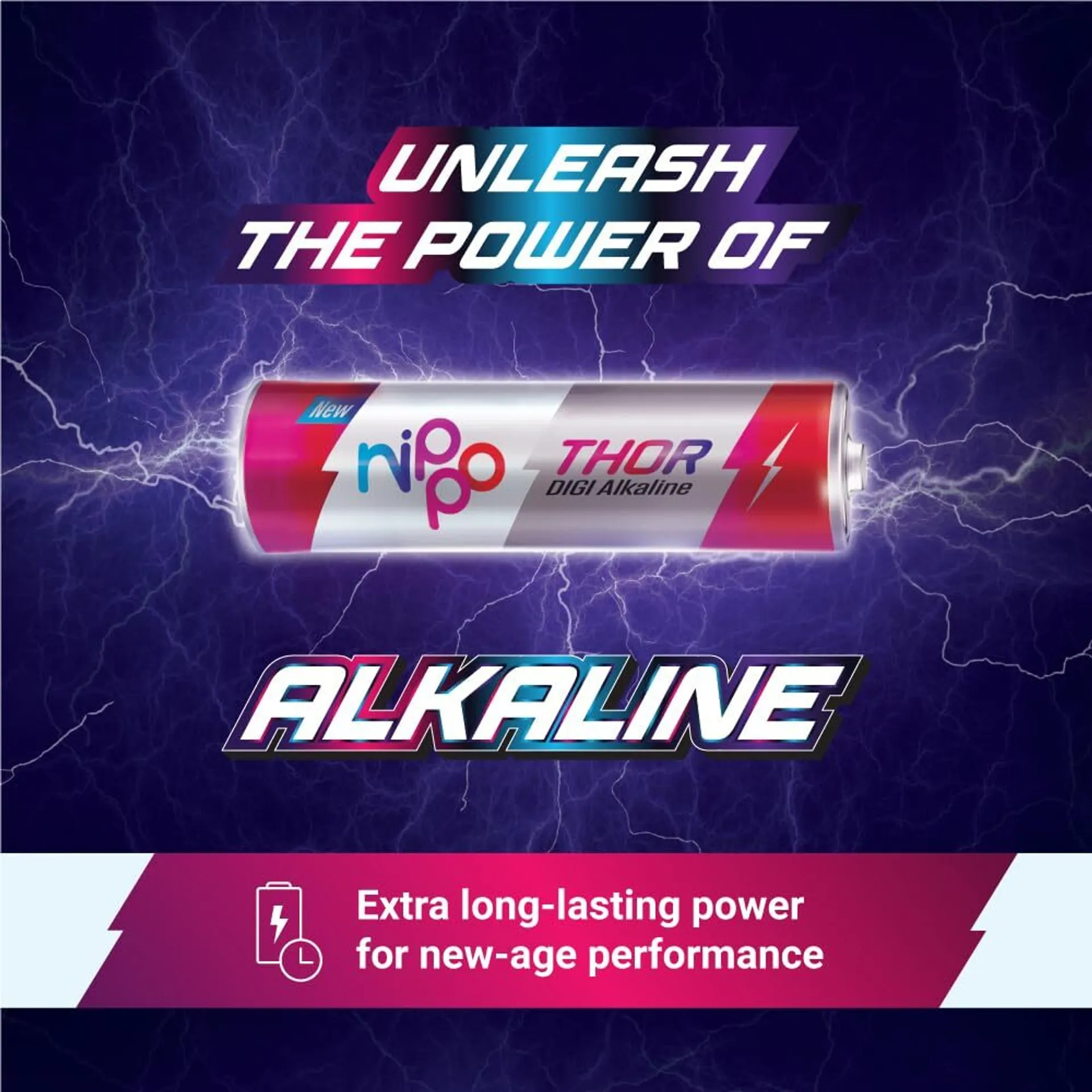 Nippo AA Alkaline Battery (Pack of 10) view 3